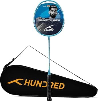HUNDRED Powertek 200 PRO Graphite Strung Badminton Racket with Full Racket Cover - Amazon.ae Price Tracker