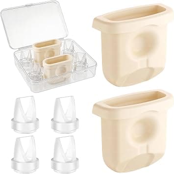 Replacement Parts for Eufy Breast Pump - 4 Duckbill Valves & 2 Silicone Membranes with Storage Box, Compatible with Eufy S1 Pro S1 E10 E20, BPA-Free Wearable Pump Accessories for Home & Travel (L) on Amazon.ae - Price Tracker