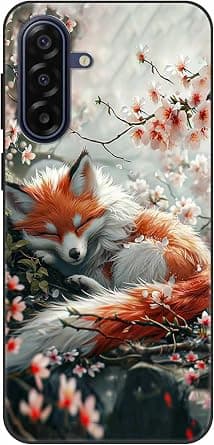 for SAMSUNG GALAXY M17 5G Cute Case,Soft Frosted Matt Black TPU Ultra-Slim Stylish Protective Cover Drop Protection, Non-slip Cute pattern design- Fox on Amazon.ae - Price Tracker
