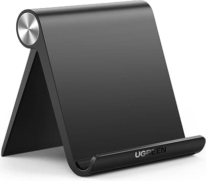 UGREEN Tablet Stand, Adjustable iPad Stand for Desk, Thick Case Friendly Tablet Holder Stand, Taller iPhone Stand Compatible with All Mobile Phone, iPhone 14, iPad, Tablet 4-10'' Desk Black على Amazon.ae - متتبع الأسعار