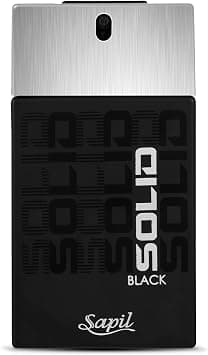 Sapil Solid Black Eau De Toilette 100ml, Affordable Luxury Perfume, Aromatic Woody Floral Fragrance with Citrus Aromatic Top Notes, Bold Blend Perfumes for Men on Amazon.ae - Price Tracker