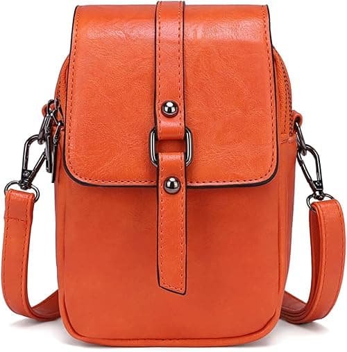 Women Vintage Crossbody Phone Bag, Small Messenger Shoulder Bag Cash Handbag Wallet Purse on Amazon.ae - Price Tracker