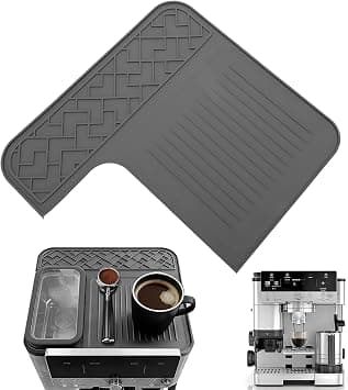 Top Mat for Ninja Luxe ES601, Non-Slip Silicone Protective Cover, Protects Surface, Scratch-Resistant, Easy to Clean, Silicone Mat for Ninja Coffee Machine Accessories, Grey - دليلك لأفضل العروض