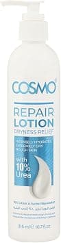 Cosmo Urea Repair Lotion | Dryness Relief Advanced Skin Repair with 10% Urea & Ceramide for Silky Smooth, Hydrated Skin - 316ml على Amazon.ae - متتبع الأسعار
