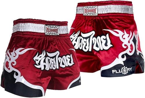 FLUORY Muay Thai Fight Shorts,MMA Shorts Clothing Training Cage Fighting Grappling Martial Arts Kickboxing Shorts Clothing on Amazon.ae - Price Tracker