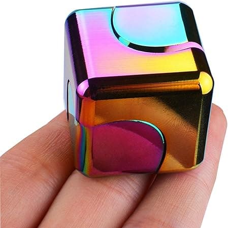 Fidget Spinner Toys Cube Adults, Easter Basket Stuffers for Teens Metal EDC Cool Desk Gadgets Office Toys Small Anxiety Figette Sensory Toy, ADHD Tool Fingears Figet Stress Valentine Gift for Boys on Amazon.ae - Price Tracker