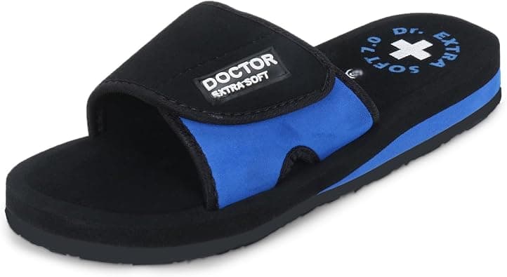 DOCTOR EXTRA SOFT Women's Orthopaedic and Diabetic Adjustable Strap Comfort Dr Sliders Flipflops and House Slipper's Girls Slides OR-D-52 على Amazon.ae - متتبع الأسعار
