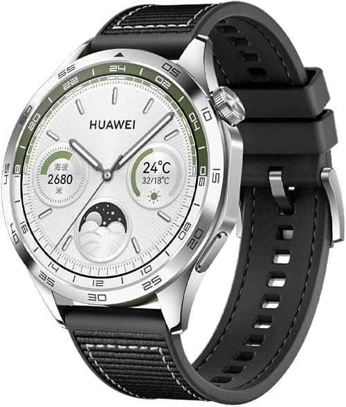 Compatible with Huawei Watch GT5/GT4/GT3 46mm Straps/Samsung Galaxy Watch 3 45mm Bands, 22mm Hybrid Silicone Nylon Band, Watch GT 3 Pro 46mm/Amazfit GTR 4 Watch Strap على Amazon.ae - متتبع الأسعار
