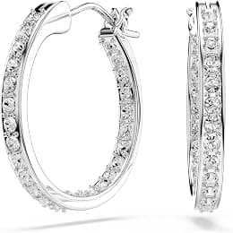 Swarovski Sommerset Collection Hoop Earrings - دليلك لأفضل العروض