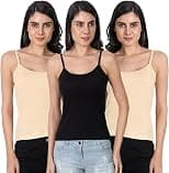 Aimly Women Camisole-1001-p3 Cami Shirt (pack of 3) - Best Deal Finder