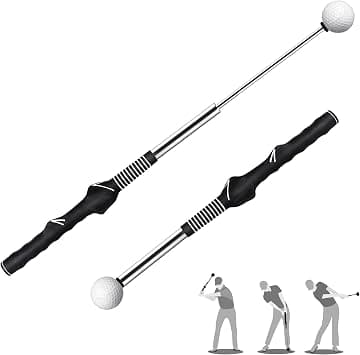 Golf Swing Training Aid, Golf Grip Trainer & Golf Swing Trainer for Warm-up, Golf Accessories Strength Tempo Training for Chipping Hitting on Amazon.ae - Price Tracker