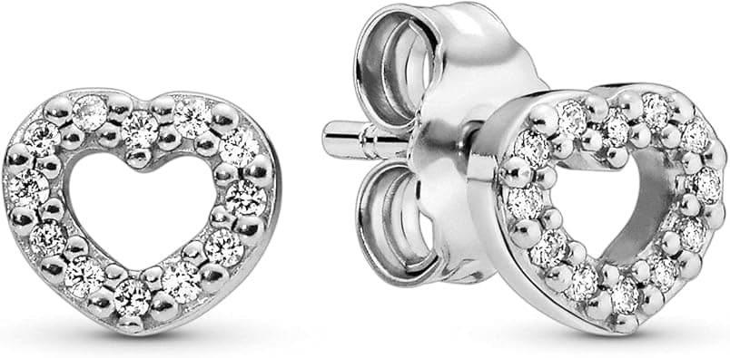 Pandora Timeless Women's Sterling Silver Be My Valentine Cubic Zirconia Stud Earrings on Amazon.ae - Price Tracker