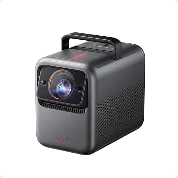 NEBULA X1 Triple Laser 4K Projector, 3,500 ANSI Lumens, 56,000:1 Contrast, 40W Stereo Sound, 0.9-1.5 Optical Zoom, Smart AI, Dolby Vision, 300" Screen, Built-In Micro Gimbal, GTV, Handle | Black, Google TV, Dolby Vision, 40W stereo audio, AI, built-in gimbal, 300 inch screen, outdoor use على Amazon.ae - متتبع الأسعار
