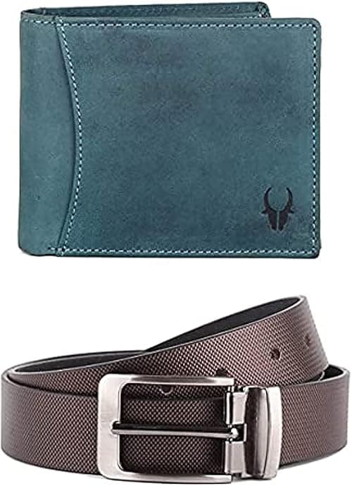 WILDHORN Genuine Leather Hand-Crafted Wallet For Men, Bifold Leather Wallet ,Model-WH1173 on Amazon.ae - Price Tracker