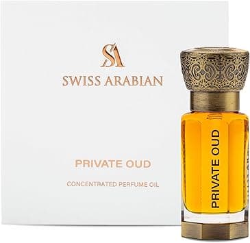 Swiss Arabian Private Oud Concentrated Perfume Oil, 12ml, Premium Quality Perfume Oil, Unisex Fragrance, Oud, Gourmand, Luxurious Blend Perfume for Women and Men on Amazon.ae - Price Tracker