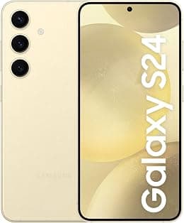 SAMSUNG Galaxy S24, AI Phone, 128GB Storage, Amber Yellow, 8GB RAM, Android Smartphone, 50MP Camera, Long Battery Life (KSA Version) - متتبع أسعار Amazon.sa