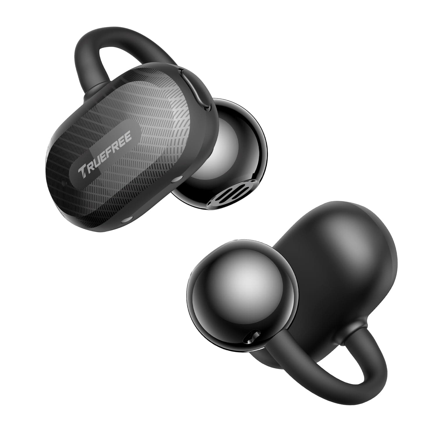 TRUEFREE C10 Clip-On Wireless Earbuds, Open-Ear Earphones, Bluetooth 5.4, 12mm Driver with Spatial Sound, 28H Playtime, IPX5 Water-Resistant, AI-ENC Clear Calls, Dual Connection, App Customizable on Amazon.ae - Price Tracker