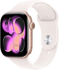 Apple Watch Series 11 GPS 42mm Smartwatch with Rose Gold Aluminium Case with Light Blush Sport Band S/M. Sleep Score, Fitness Tracker, Health Monitoring, Always-On Display, Water Resistant - Amazon.ae Price Tracker
