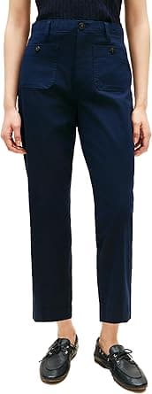 Tommy Hilfiger womens Twill Straight Chino Pants With Stretch Mid Rise Ankle Pants Casual Pants (pack of 1) on Amazon.ae - Price Tracker