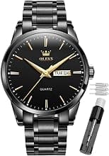 OLEVS Men Automatic Watch Skeleton 5 Hands Mechanical Classic Luxury Multi Calendar Stainless Steel Waterproof Wrist Watch for Men - Best Deal Finder