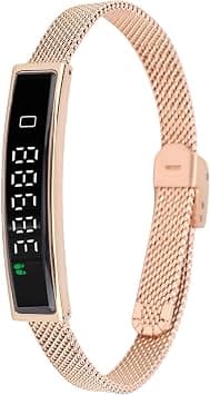 Denash Wearable Fitness Tracker, Multifunctional Smart Bracelet for Men Women, IP68 Waterproof Multiple Sports Modes Smart Wristband for Android & lOS (Gold) on Amazon.ae - Price Tracker