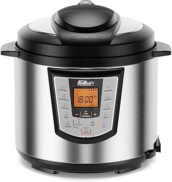 Feller Germany 1000W 6L Electric Pressure Cooker, 12-in-1 MultiCooker, 2X DuPont Non-Stick Detachable Pot, Delay Timer, Sauté, Soup Maker, Slow Cook, Steamer, 2Y Guarantee PC165 UAE (Stainless Steel) on Amazon.ae - Price Tracker