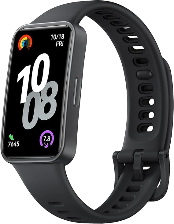 HUAWEI Band 10 Smart Watch, Metallic Design and Comfortable Wearing, Pro-level Sleep Analysis, Emotional Health Aid, 100 Workout Modes, Robust Battery Life, IOS and Android, Black on Amazon.ae - Price Tracker