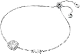 Michael Kors Women's sterling silver bracelet with cubic zirconia, One Size - Best Deal Finder