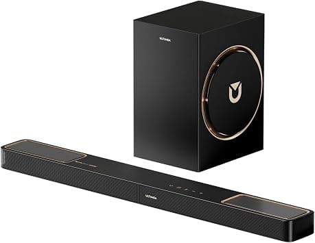 ULTIMEA 3.1.2ch Dolby Atmos Soundbar with 6.5" subwoofer, BT 5.4, HDMI eARC and Skywave F30 Boom – perfect surround sound system for breathtaking TV experience على Amazon.ae - متتبع الأسعار