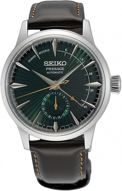 SEIKO PRESAGE GREEN DIAL MECHANICAL LEATHER WATCH for men SSA459J on Amazon.ae - Price Tracker