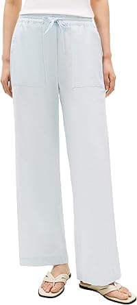 Tommy Hilfiger womens Linen Pants Wide Leg Casual Pants With Pockets Casual Pants (pack of 1) on Amazon.ae - Price Tracker