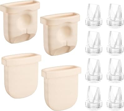 Replacement Parts for Eufy Breast Pump, Compatible with Eufy S1 Pro, S1, E20, E10, Includes 8PCS Duckbill Valves & 4PCS Diaphragms على Amazon.ae - متتبع الأسعار