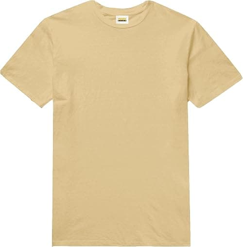 YANEK Unisex Solid Round Neck T-Shirt 180 GSM Combed Cotton Bio-Washed | Half Sleeve Tees Regular Fit | Breathable, Wrinkle Resistant, All-Day Comfort Tshirt for Everyday Wear on Amazon - Best Deal Finder