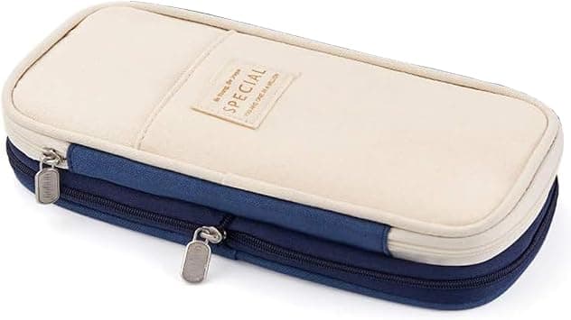 Nyganmelloz Large Capacity Pencil Case Pouch Portable Aesthetic Cute High Big Capacity Pen Cases Office College School Travel Stationery Makeup Storage Bag Box Desk Organizer for Girl Boy Women Men - Best Deal Finder