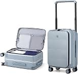 Hanke Luggage Suitcase with Wide Handle, Durable PC Hardside 20 inch Carry On Luggage 24 Inch Travel Suitcase with Spinner Wheels & TSA Lock for Men Women - Best Deal Finder