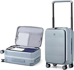 Hanke Luggage Suitcase with Wide Handle, Durable PC Hardside 20 inch Carry On Luggage 24 Inch Travel Suitcase with Spinner Wheels & TSA Lock for Men Women - Best Deal Finder