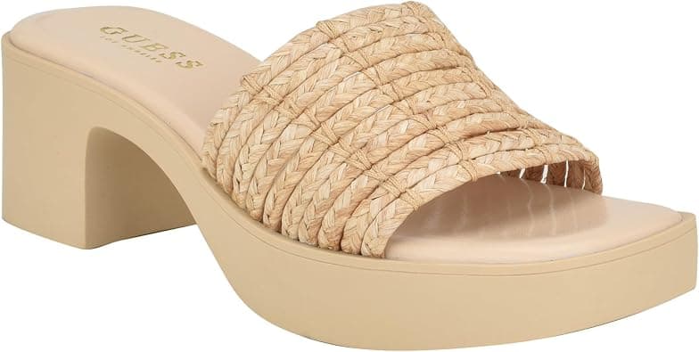GUESS Calls womens Heeled Sandal على Amazon.ae - متتبع الأسعار