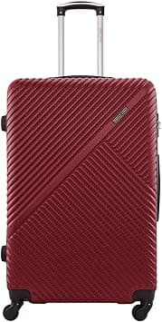 Vizro Series 1 Piece Durable Lightweight Cabin Size 20 inches Carrying 10KG Material-ABS 4 Wheels Hardsided Travel Suitcase - Burgundy on Amazon.ae - Price Tracker