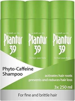 Plantur 39 Caffeine Shampoo Prevents and Reduces Hair Loss 3x 250ml | For Fine Brittle Hair | Unique Galenic Formula Supports Hair Growth | Women Hair Care Made in Germany on Amazon.ae - Price Tracker