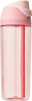 Owala FreeSip Clear Tritan Plastic Water Bottle with Straw, BPA-Free Sports Water Bottle, Great for Travel, 25 Oz, Rose Quartz on Amazon - Best Deal Finder