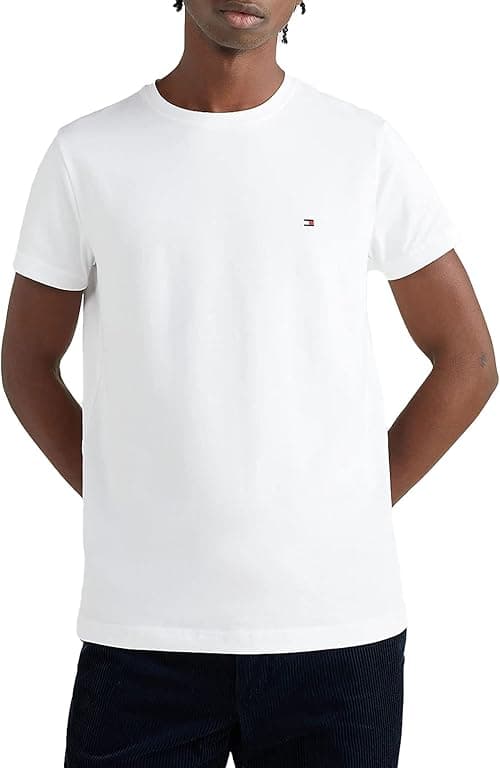 Tommy Hilfiger Men's Core Stretch Slim C-neck Tee Mw0mw27539 Short Sleeve T-Shirts (pack of 1) on Amazon.ae - Price Tracker