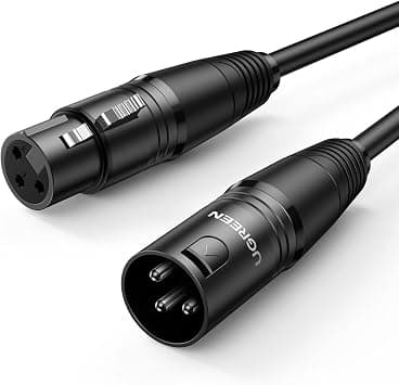 UGREEN XLR Cable Male to Female Microphone Extension Cable for PA System 2M | XLR Male to Female Studio Recorder Speaker Mixer Speaker System or Professional Recording Live Gaming on Amazon.ae - Price Tracker