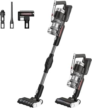 Midea Cordless Stick Vacuum Cleaner with 450W Powerful BLDC Motor for High Suction Power, 70 Minutes Run Time, Light Weight, One Button Flexible Bend, Motorized Brush for Hard Floor & Carpets, P7FLEX on Amazon.ae - Price Tracker