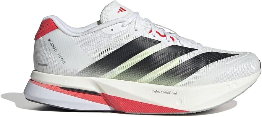adidas Adizero Boston 13 Road Running Shoes Mens White/Red 12 UK on Amazon.ae - Price Tracker