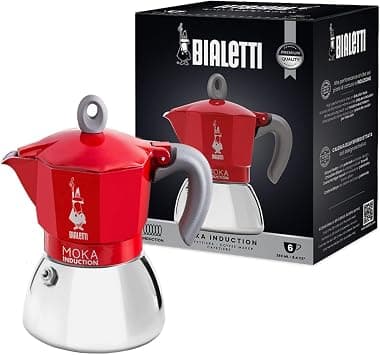 Bialetti Moka Induction Red 6 Cups on Amazon.ae - Price Tracker