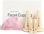 Rena Chris Facial Cupping Set & Gua Sha Facial Tool |Silicone Cupping Set & Rose Quartz Gua Sha Stone |Face Cupping Therapy Set for Natural Anti-Aging, Cellulite, Puffiness, Lip Plumping, Skin Care - Best Deal Finder