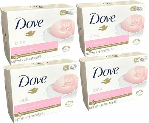 Dove Moisturising Beauty Cream Bar Soap Pink, 135g - (Pack of 4) on Amazon.ae - Price Tracker