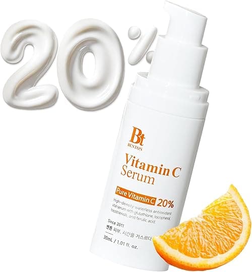 BENTON Vitamin C Serum - Korean Skin Care, White Serum for Face with 20% Pure Vitamin C, Skin Texture & Elasticity Care, Face Moisturizer for All Skin Types(1.01 fl. Oz.) on Amazon.ae - Price Tracker