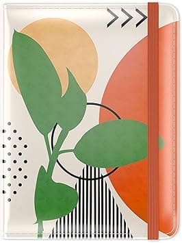 Passport Holder, RFID Leather Travel Passport Cover Wallet for Women Man, Tropical Plants, Compact on Amazon.ae - Price Tracker