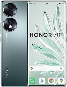 HONOR 70 Mobile Phone 5G SIM Free Unlocked 8+128GB Smartphone with 54 MP Triple Rear Camera, 120Hz 6.67 Inch OLED Curved Screen, Android 12, 4800mAh (2 Year Warranty) - Best Deal Finder